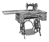 Antique Sewing Machine Image